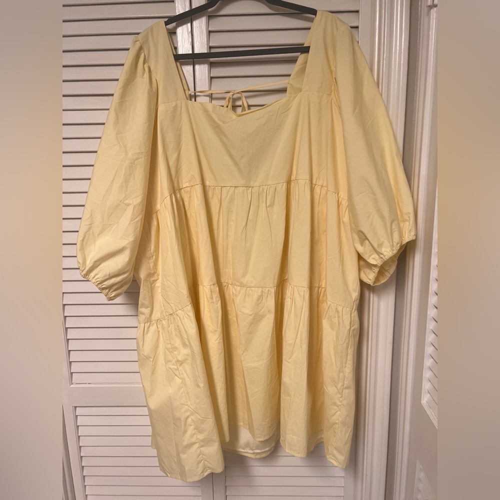 Plus Size Nasty Gal Square Neck Mini Dress